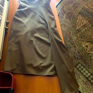 Strapless Brown Dress